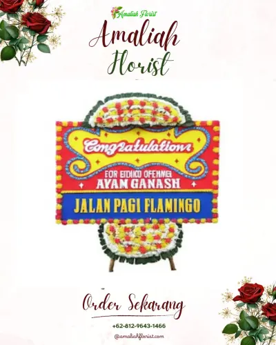 Bunga Papan Congratulation di Kaliangkrik